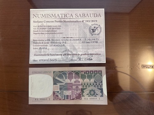 Lire banknote 50000 woman - lire,