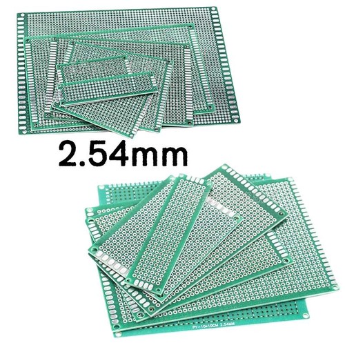 54mm double single - 2.54mm, sided