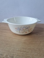 Pyrex 1 Quart Round Casserole Dish Blue Iris 6½"