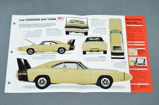 1969 1970 1971 DODGE CHARGER DAYTONA 426 HEMI PHOTO SPEC SHEET BROCHURE BOOKLET 