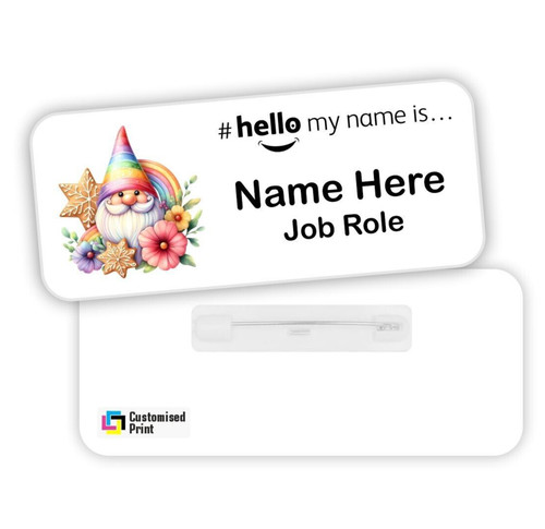 Hello name badge - my, is