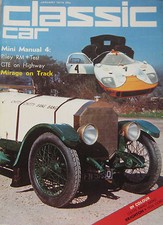 Classic Cars 01/1974 featuring