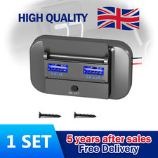 12v Dual USB Fast Charger Power Socket For campervan motorhome Caravan