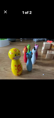 Child wooden skittles - child’s,