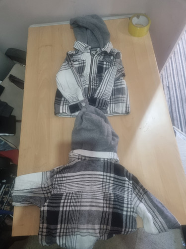 Boys check hooded - boys,