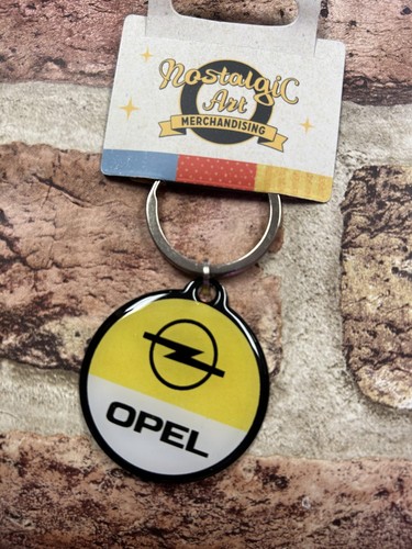 Opel logo keyring epoxy on - opel,