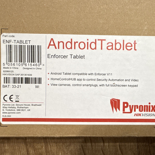Pyronix enforcer android tab - android,
