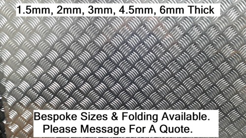 Aluminium chequer tread plate - tread,