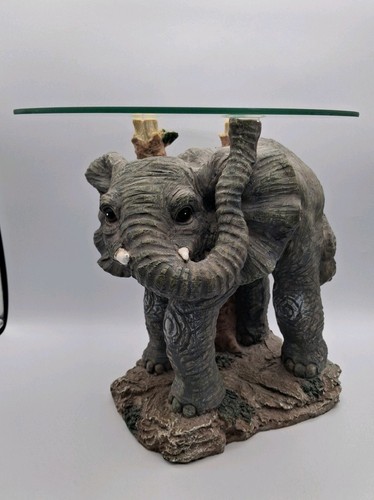Ceramic elephant glass - ceramic,