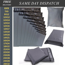 Grey Mailing Bags All Sizes