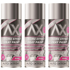 3 x Chrome Foil Mirror