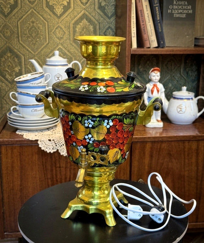 Vintage samovar tula khokhloma - vintage,