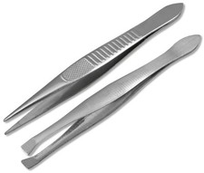 Professional Tweezers Set 2Pc
