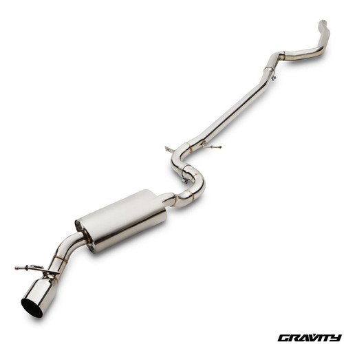 Stainless steel cat back - steel,
