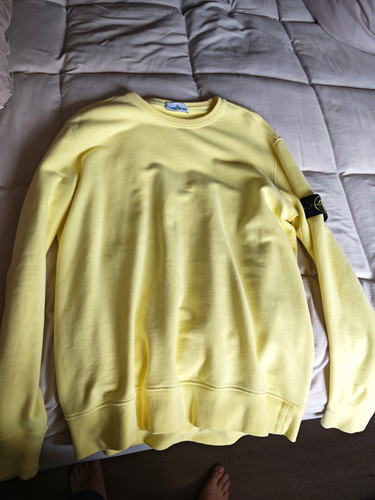 Stone island yellow cotton - island,