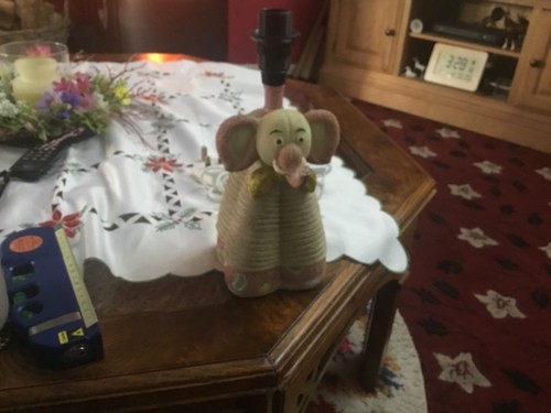 Hand made elephant - elephant, lamp