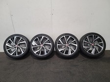 JAGUAR I-PACE MK1 2025 ALLOY WHEELS & TYRE SET 8.5JX22 DARK GREY DT T4K2260