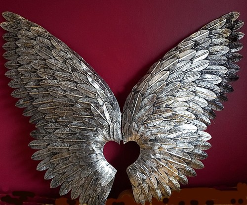 Angel wings wall - art,