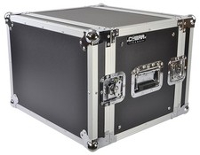Cobra 8U 19-Inch Rack Flight Case 350mm Deep – Strong Plywood, Removable Lids