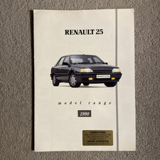 Renault 25 1989-90 UK Market