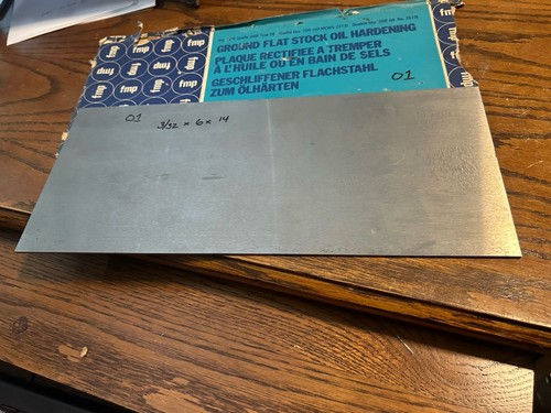 Tool steel flat - tool,