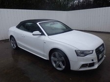 AUDI A5 MK1 FL CONVERTIBLE 2.0TDI CGL BREAKING GEARBOX MVT 6SP MANUAL WHITE 2012