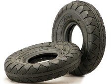 Tires PAIR Rocker I-ROK RKR Wheels Black Tires Mini BMX Scooter