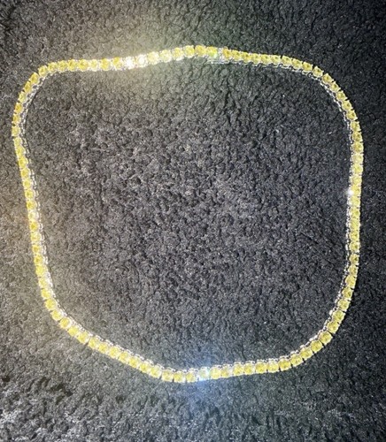 Canary yellow moissanite - canary, 20”