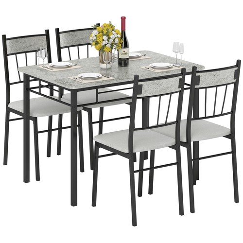 Homcom pieces dining room - homcom, 5