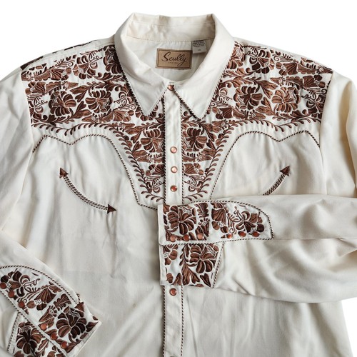 Scully western tooled - western,