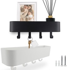 Key Holder for Wall w/ Shelf &