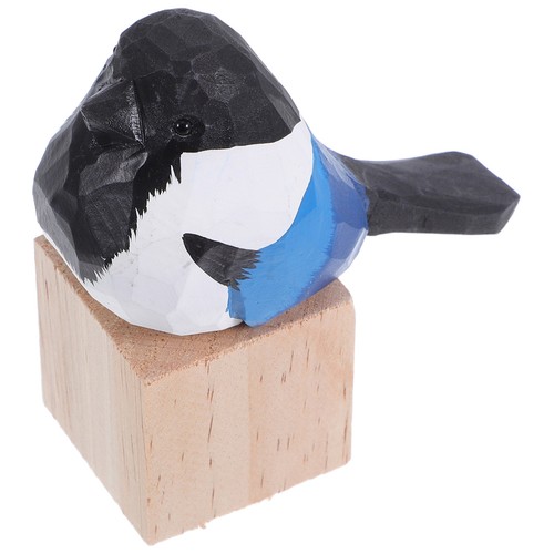 Handmade wooden bird ornament - handmade,