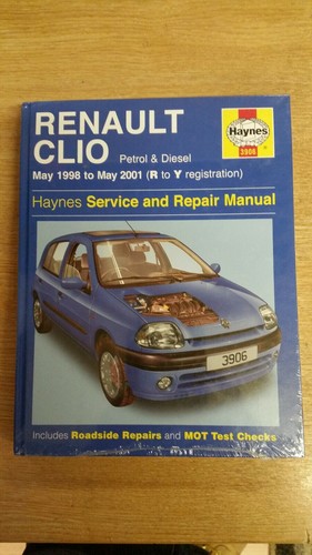 Renault clio 1998 2001 haynes - 1998-2001,