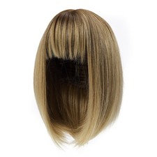 Natural Short Bob Wigs Straight Human Hair Wig with Bangs For Women Real Daily