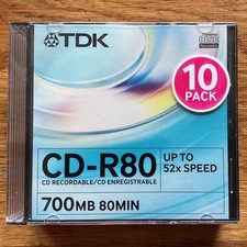 TDK CD-R 80 80MIN / 700MB /
