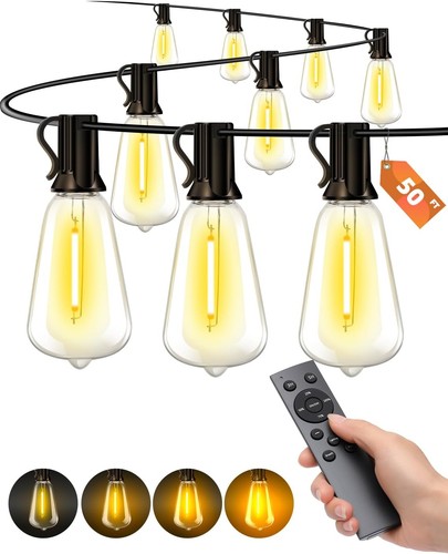 50ft outdoor string lights - outdoor, for