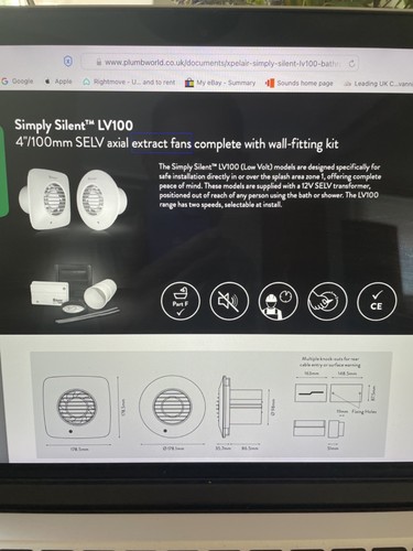 Xpelair lv100 humidistat - lv100,