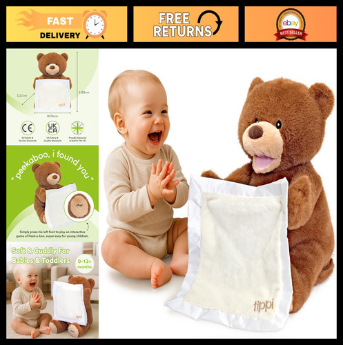 Interactive peek boo - peek-a-boo, teddy