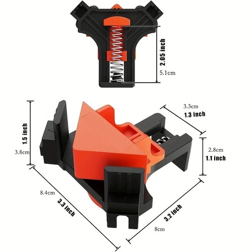 4pcs right angle - angle, clamp