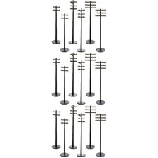  18 pcs Miniature Telephone Poles Trains Layout Model Trains Layout Adorns Sand