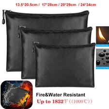 1832℉ Fireproof Money Bag