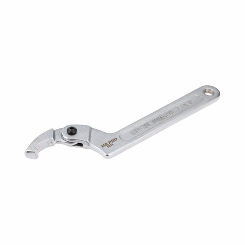 Adjustable hook wrench - wrench, c