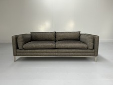 Duresta For Matthew Williamson "Minnelli" 2.5-Seat Sofa - In Brown Woven Line...
