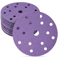 NEXT DAY! 150mm 80-400 Grit Ceramic Sanding discs Hook and Loop 20 or 50 Pack
