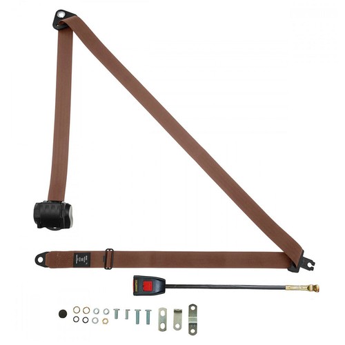 Front automatic seat belt - front,