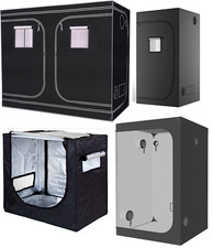 Hydroponics Grow Tent Bud Room 120 x 120 x 200 cm  Indoor Plant Growing Box UK