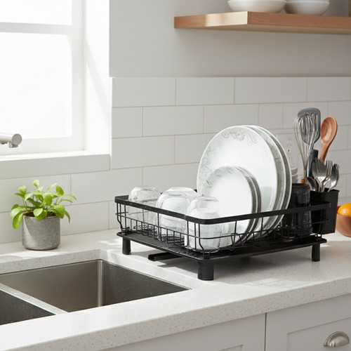 Dish drainer drying rack with - drying,