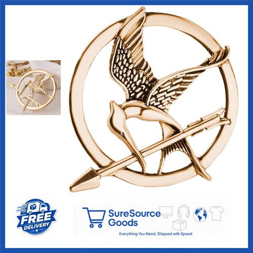 Golden mockingjay pin - pin, for