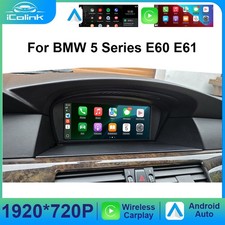8.8'' Linux Car Stereo GPS CarPlay Radio BT For BMW 3/5 Series E60 E61 E63 E90 E91 CCC
