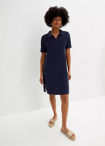 Dress navy towelling tennis - towelling,